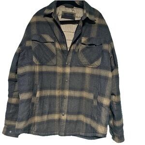 Dkota Grissly Lined Flannel Shirt Mens Large 100% Cotton Quality